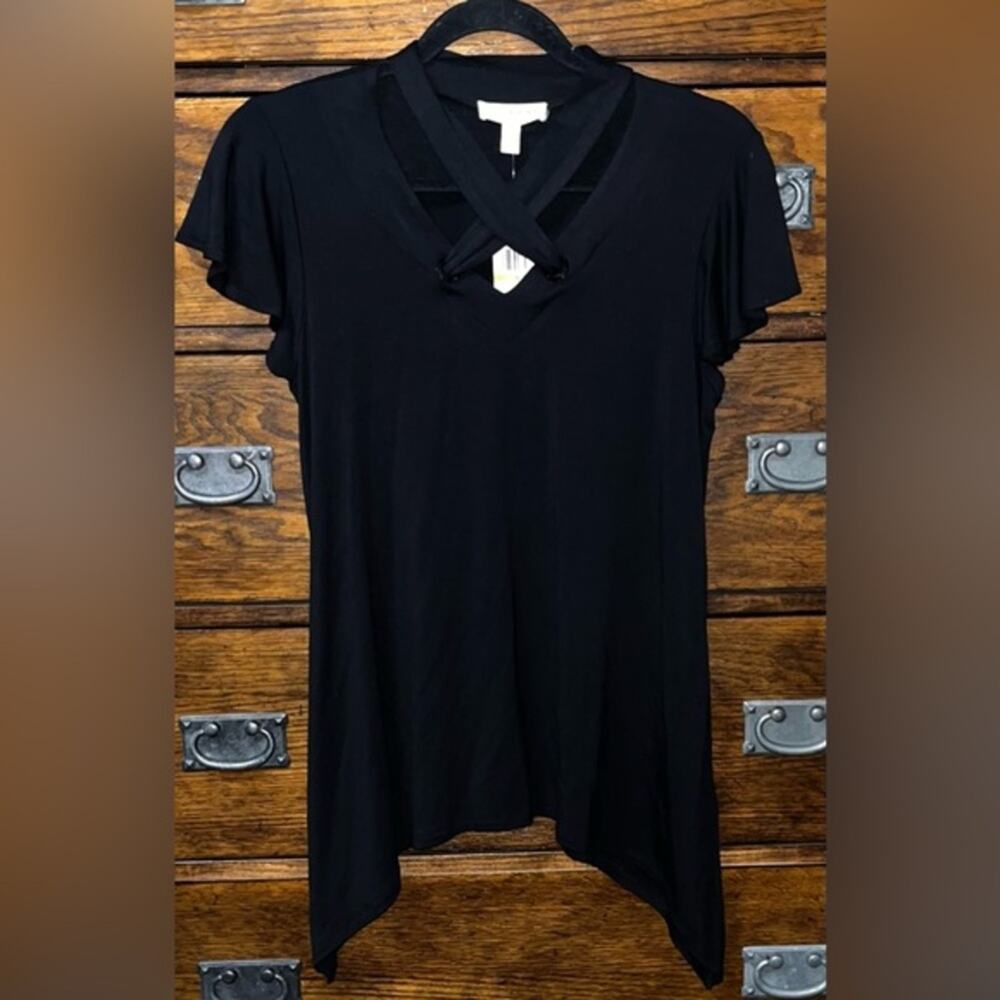 NWT! Rio & Rian Short Sleeve Tunic 19” P2P